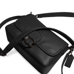 BNWT Coach soft tabby black/gunmetal